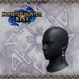 Monster Hunter Rise - "Kunai Earrings" Hunter layered armor piece