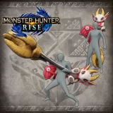 Monster Hunter Rise - "Stuffed Malzeno" Hunter layered weapon (Lance)