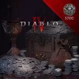 Diablo IV - 5700 Platinum: 5000 + 700 Platinum Bonus