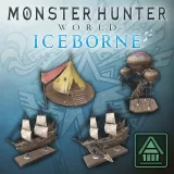 Mhw:I Room Decor: Mini Model Set