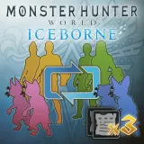 Mhwi - Character & Palico Edit Voucher: Three-Voucher Pack