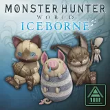Mhw:I Room Decor: Giant Stuffed Doll Set
