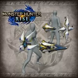 Monster Hunter Rise - "Lost Code: Carnhan" Hunter layered weapon (Sword and Shield)