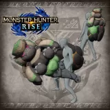 Monster Hunter Rise - "Stuffed Garangolm" Hunter layered weapon (Charge Blade)