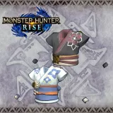 Monster Hunter Rise - "Floral Yukata" Hunter layered armor piece