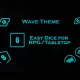 Easy Dice for RPG/Tabletop - Wave Theme