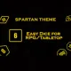 Easy Dice for RPG/Tabletop - Spartan Theme