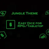 Easy Dice for RPG/Tabletop - Jungle Theme