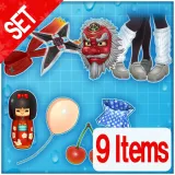 Senran Kagura Peach Beach Splash — Accessory Set Vol. 2
