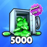 Stumble Guys - 5000 Gems + 350 Stumble Tokens