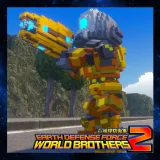 Earth Defense Force: World Brothers 2 - Bonus Character: Cosmonaut β, Wearing a Helmet: Reskin