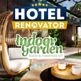 Hotel Renovator - Indoor Garden Room and Furniture Set