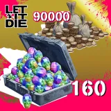 160 Death Metals + 90,000 Kill Coins - LET IT DIE