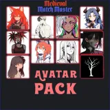 Medieval Match Master with Transparent Anime Avatar Bundle