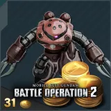 Mobile Suit Gundam Battle Operation 2 - 31 Token Winter 2024 Pack