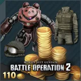 Mobile Suit Gundam Battle Operation 2 - 110 Token Winter 2024 Pack