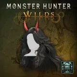 Monster Hunter Wilds - Hunter Layered Armor: Oni Horns Wig