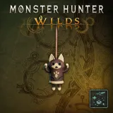 Monster Hunter Wilds - Pendant: Dancing Black Cat