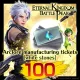 Eternal Kingdom Battle Peak – PlayStationPlus Bonus "Gacha Ticket(Arclore WS) x100"