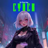 Kawaii Puzzle Quest 2 - Cyber Girl Photo Pack