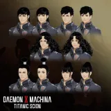 Daemon X Machina: Titanic Scion - Hairstyle Set 1 (English/Chinese/Korean/Japanese Ver.)