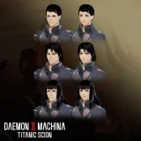 Daemon X Machina: Titanic Scion - Hairstyle Set 3 (English/Chinese/Korean/Japanese Ver.)