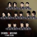 Daemon X Machina: Titanic Scion - Hairstyle Set 2 (English/Chinese/Korean/Japanese Ver.)