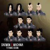 Daemon X Machina: Titanic Scion - Hairstyle Set 5 (English/Chinese/Korean/Japanese Ver.)