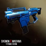 Daemon X Machina: Titanic Scion - Metallic Equipment - Silver Raven (Machine Gun) (English/Chinese/Korean/Japanese Ver.)
