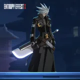 Blazblue Entropy Effect X - Ragna Palette: [Black and White]