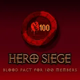 Hero Siege: Blood Pact Token for 100 Players
