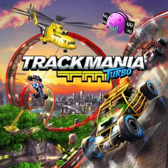 Trackmania Turbo PS4 cover art