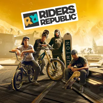Riders Republic Premium Edition PS5 and PS4 cover art
