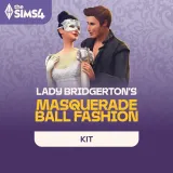The Sims 4 Lady Bridgerton's Masquerade Ball Fashion Kit