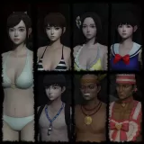 White Day - Beachwear Costume Set (English/Chinese/Korean Ver.)