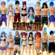 Fairy Tail: Special Swimsuit Costume Set for 16 Playable Characters