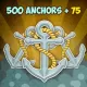 500 anchors + 75