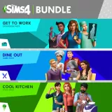 The Sims 4 Bundle - Get to Work, Dine Out, Cool Kitchen Stuff (English/Chinese Ver.)