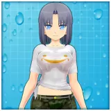 Senran Kagura Peach Beach Splash — T-Shirt & Hot Pants
