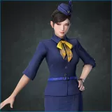 Zhenji "Flight Attendant Costume" (Chinese Ver.)