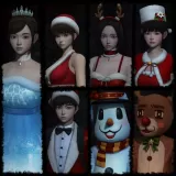 White Day - Christmas Costume Set