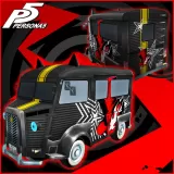 Persona 5 - 20th Anniversary Logo Morgana Car Sticker