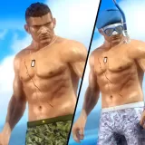 DOA5LR Zack Island Swimwear - Bayman (English/Chinese/Korean/Japanese Ver.)