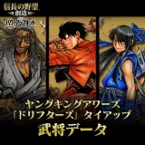 ヤングキングアワーズ「ドリフターズ」タイアップ武将データ