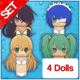 Ikki Tousen EE Wooden Doll Set