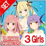 Senran Kagura Peach Beach Splash — Doax 3 Character Set