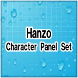 Senran Kagura Peach Beach Splash — Hanzo Character Panel Set