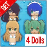 Senran Kagura PBS — Ikki Tousen EE Wooden Doll Set