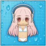 キャラクターこけし『すーぱーそに子』