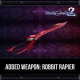 Death end re;Quest 2- Added Weapon: Robbit Rapier